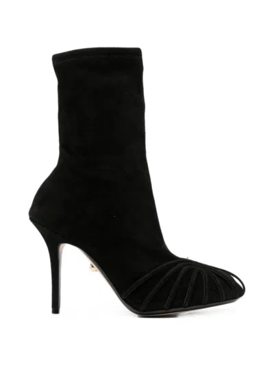 Alevì Ankle Boots "karen" With Cage Detail In Black