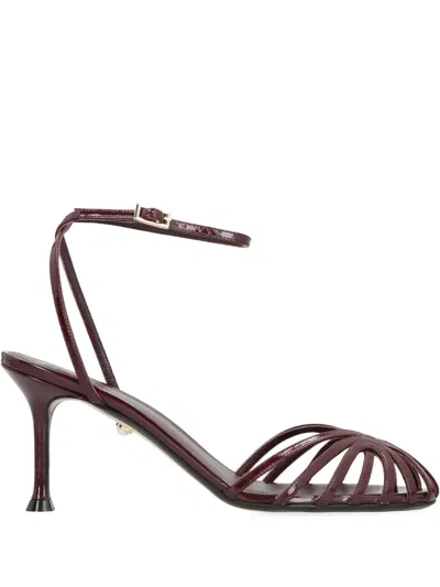 ALEVÌ ANKLE-STRAP LEATHER SANDALS