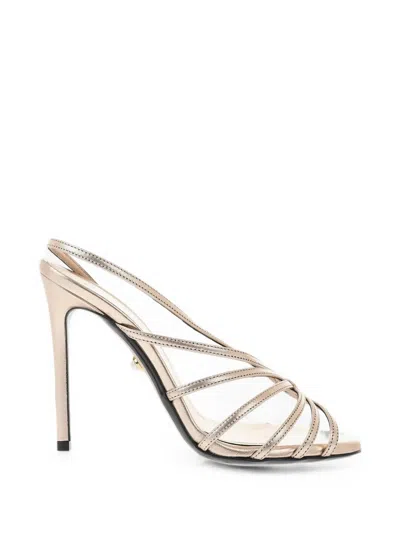 Alevì Benny Leather Sandals In Multi