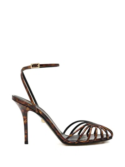 Alevì Blake 95mm Heeled Sandals In Brown