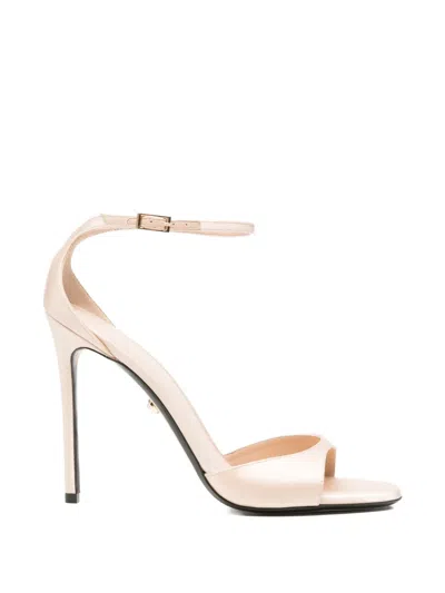 Alevì Buckle-strap Sandals In Gold
