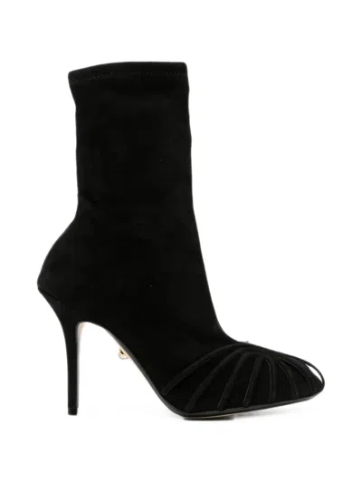 Alevì Cage-detail Stiletto Ankle Boots In Multi