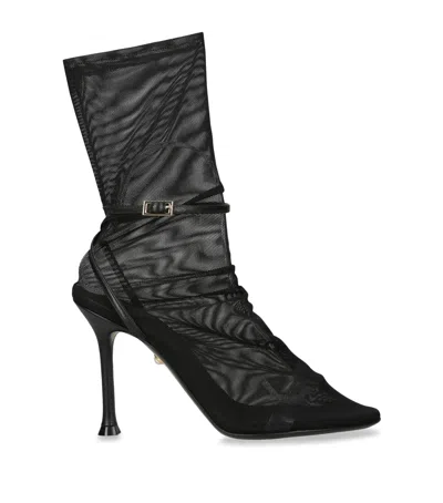 Alevì Clarissa Heeled Ankle Boots 95 In Black