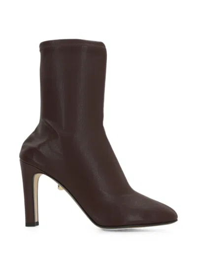 Alevì Daria Almond-toe Ankle Boots In Multi