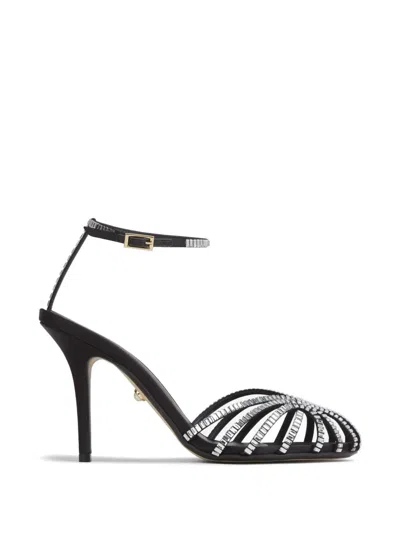 Alevì Embellished-strap Sandals In Black