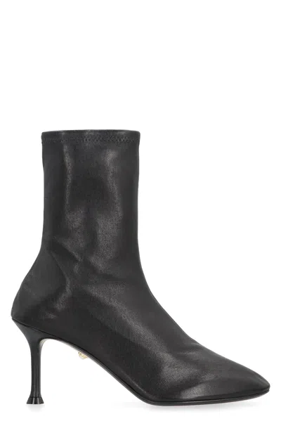 Alevì Alevi Etienne Leather Ankle Boots In Transparent
