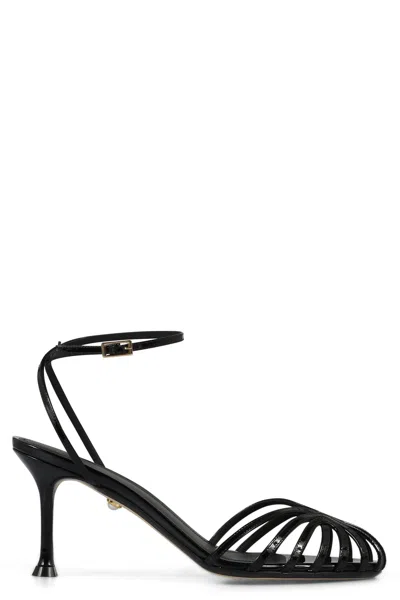 Alevì Alevi Karel Leather Sandals In Black