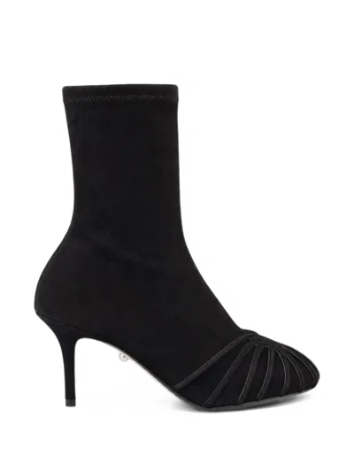 Alevì Karen Suede Ankle Boots In Black