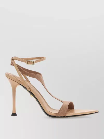 Alevì Knit Strappy Sandals In Multi