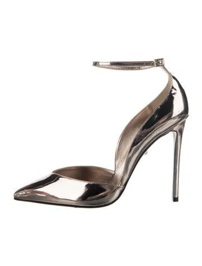 Pre-owned Alevì Leather D'orsay Pumps In Multi