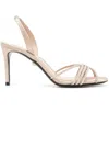 Alevì 80mm Giusy Sandals In Neutral