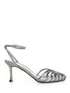 Alevì Milano Ally-75 075 Glam Shine Sandals Silver