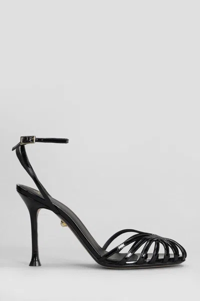 Alevì Milano Ally 95 Sandals In Black