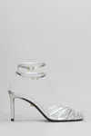 Alevì Milano Anna 80 Sandals In Metallic