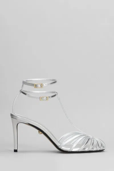 Alevì Milano Anna 80 Sandals In Metallic