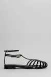 Alevì Milano Alevi Milano Flat Shoes Black In Black