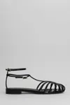 Alevì Milano Alevi Milano Flat Shoes Black In Nero Neri E Grigi