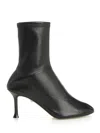 Alevì Milano Ex L25w7010 Etienne-75 075 Blog Nappa Stretch Sandals Black
