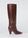 Alevì Milano Boots  Woman Color Burgundy In Animal Print