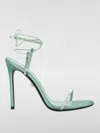 Alevì Milano Light Blue Open Toe Heels