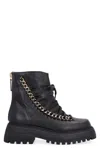 Alevì Milano Ines Leather Ankle Boots In Multi