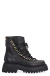 Alevì Milano Ines Leather Ankle Boots In Multi