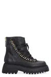 Alevì Milano Ines Leather Ankle Boots In Black