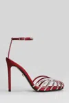 Alevì Milano Penelope 110 Sandals In Red