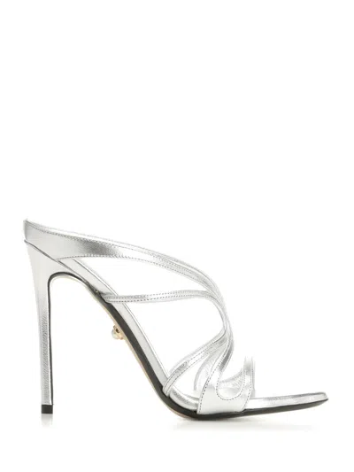 Alevì Milano Sabot Mony 110 Sandals Silver In Gray