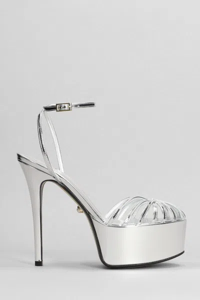 Alevì Milano Sandals In Silver