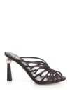 Alevì Milano Venus 095 Reby Satin Sandals Violet