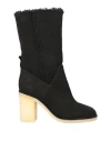 Alevì Milano Aleví Milano Woman Ankle Boots Black Size 9 Leather In Black