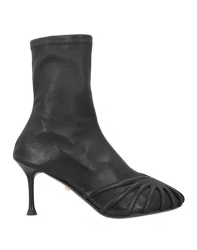 Alevì Milano Aleví Milano Woman Ankle Boots Black Size 7.5 Leather