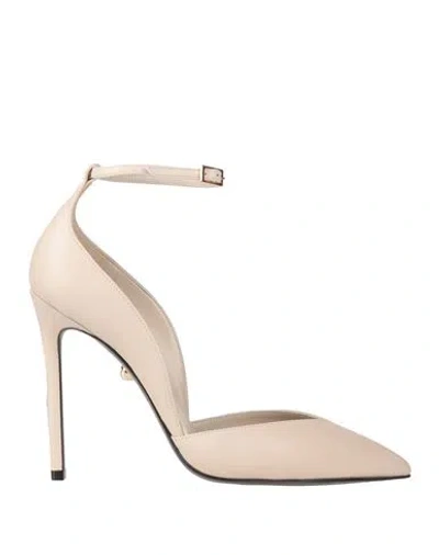 Alevì Milano Aleví Milano Woman Pumps Beige Size 7.5 Leather