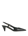Alevì Milano Aleví Milano Woman Pumps Black Size 8 Leather In Black