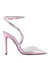 Alevì Milano Aleví Milano Woman Pumps Fuchsia Size 7.5 Textile Fibers, Pvc - Polyvinyl Chloride In Pink