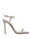 Alevì Milano Kiky Sandals In Beige