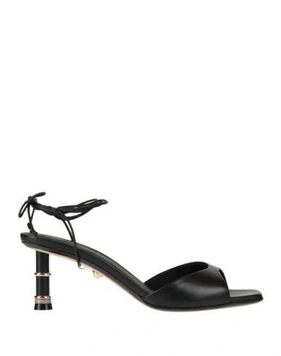 Alevì Milano Aleví Milano Woman Sandals Black Size 8 Leather