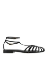 Alevì Milano Alevi Milano Flat Shoes Black In Black