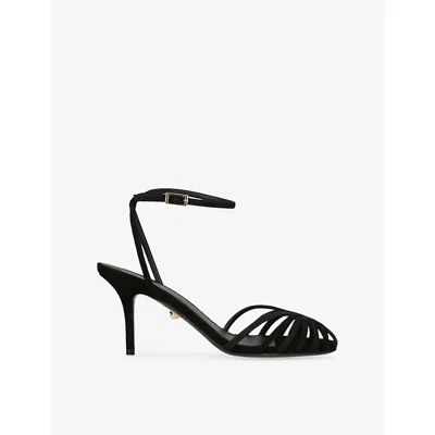 Alevì Milano Womens Alevi Milano Blake 95 Leather Heeled Sandals In Black