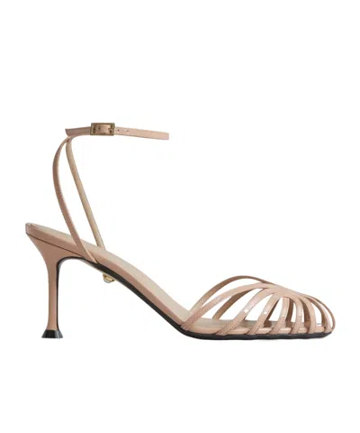 Alevì Karel Strappy Sandals In Beige