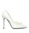 Alevì Satin Susi Heeled Courts 110 In White