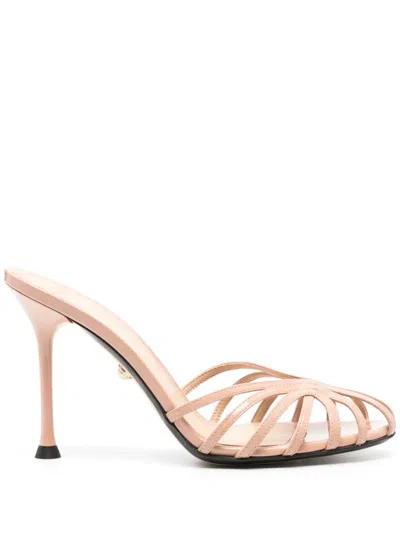 Alevì Soraya 95mm Mules In 中性色