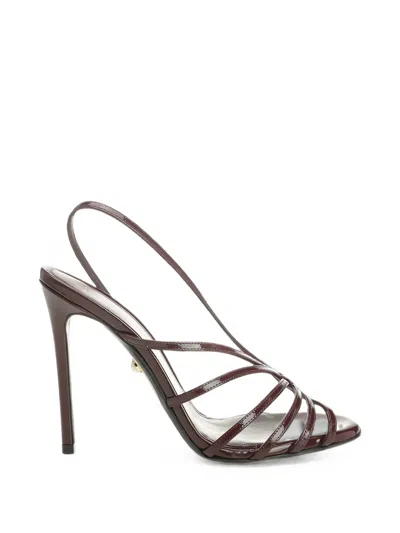 Alevì Star Heeled Sandals In White