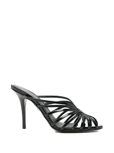 Alevì Strappy Sandals In Black