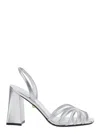 Alevì 90mm Tara Sandals In Metallic