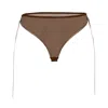 Alevy Studios Women's The Drawstring Briefs — Brown In Brown
