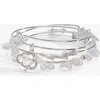 Alex And Ani April Showers Bangle Bracelets Set Of 3