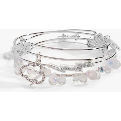 Alex And Ani April Showers Bangle Bracelets Set Of 3