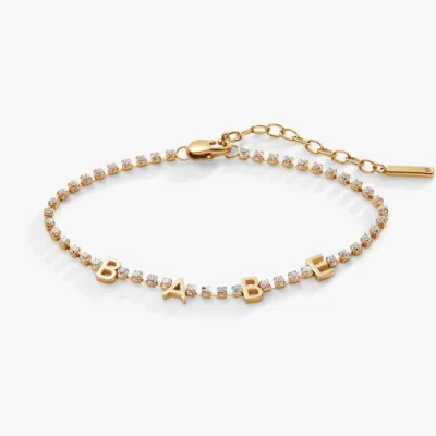 Alex And Ani Babe Tennis Chain Bracelet In Gold